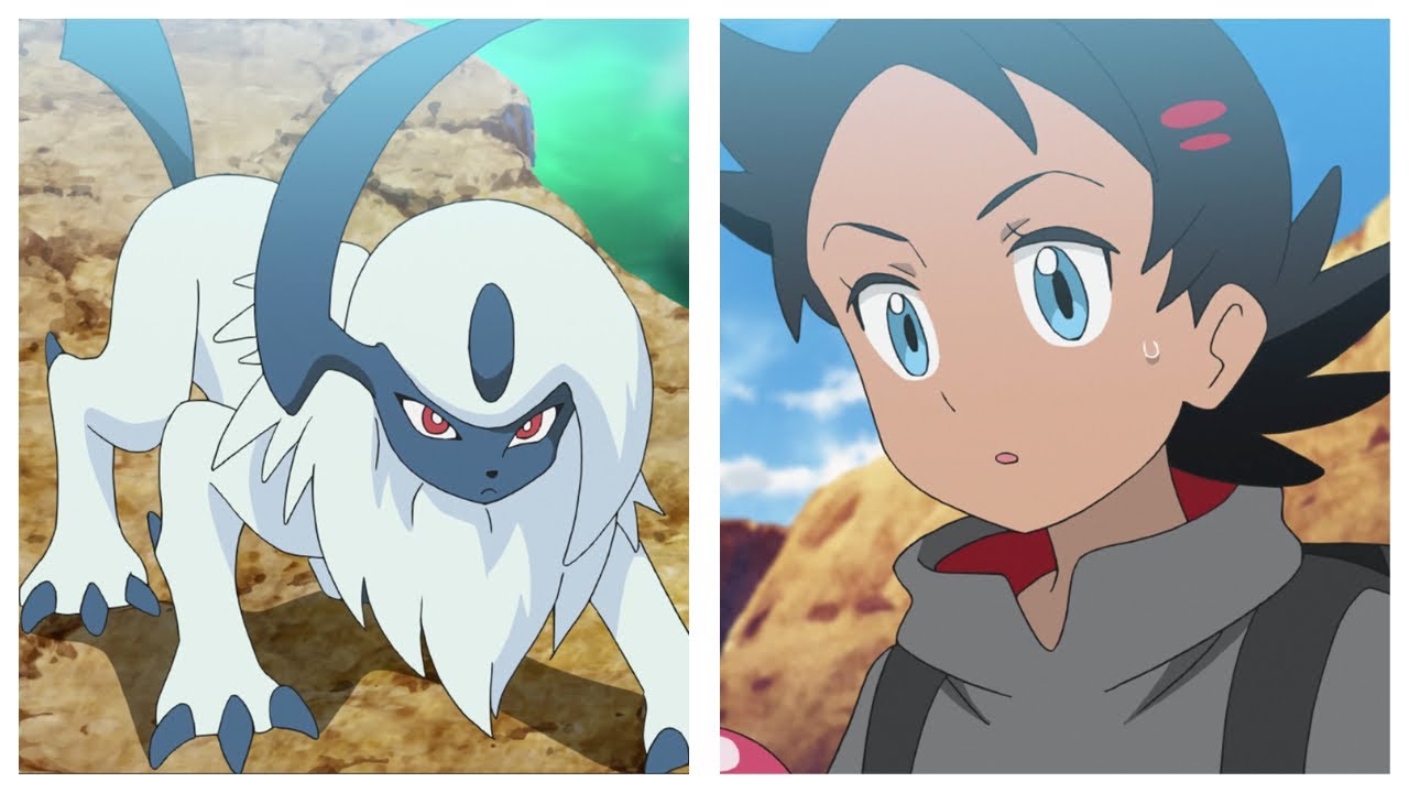 Ash and Goh Encounter Absol & Goh catches Absol - Pokemon Journeys Episode 64 REVIEW