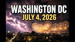 Washington DC Fireworks 2026 🇺🇸 | Capitol Views & a Surprise Grand Finale (4K)