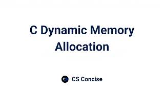 16 | C Dynamic Memory Allocation | Programming Fundamentals