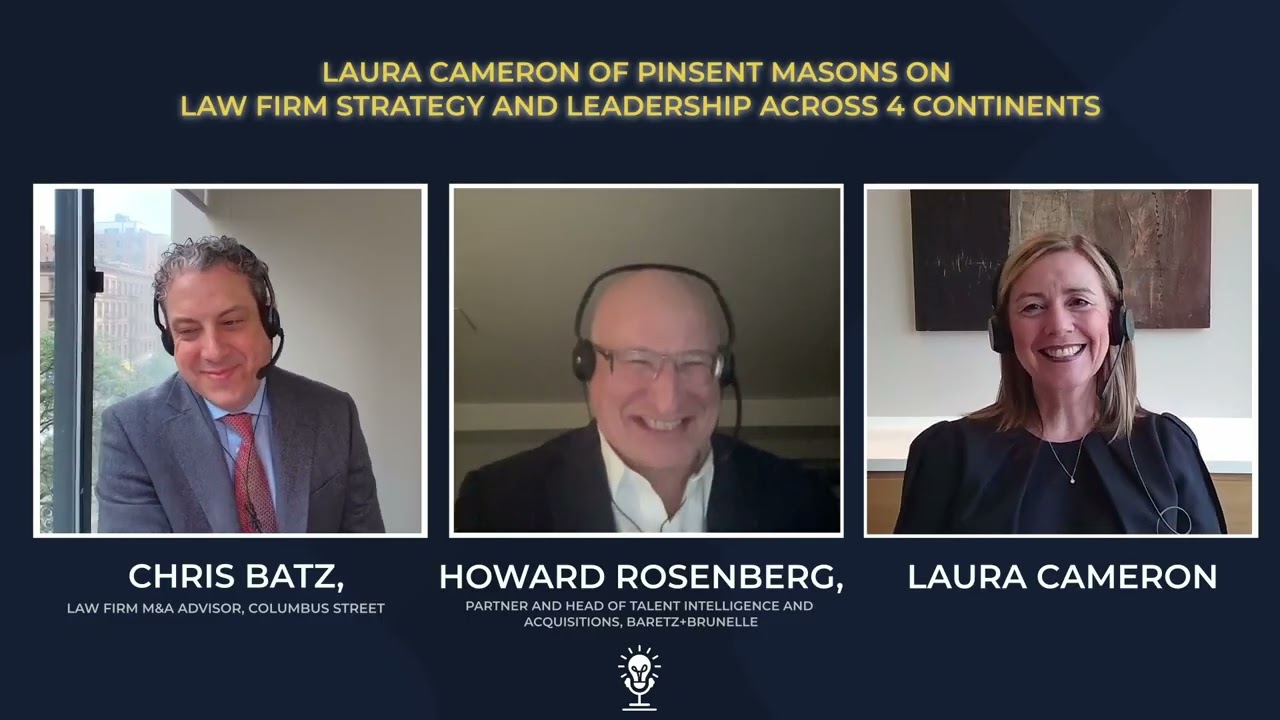 Laura Cameron of Pinsent Masons on Law Firm Strategy and Leadership across 4 Continents