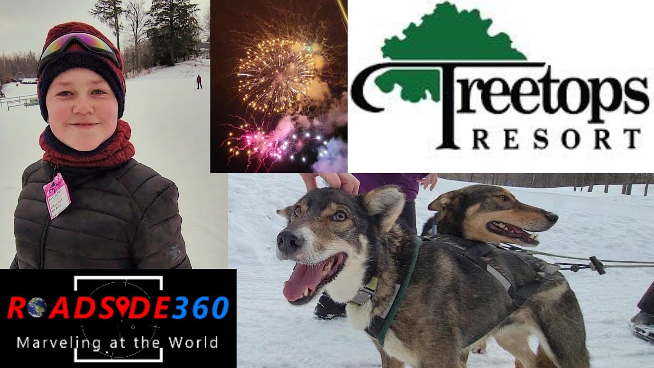 Skiing, Tubing, Sled Dogs and more! Treetops Resort, Gaylord, MI. Dec