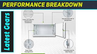 NavePoint 9U Network Cabinet The Ultimate Sleek Solution for Professional Gear Management