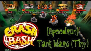 [Speedrun] Crash Bash - Tank Wars (Tiny) - 5:53