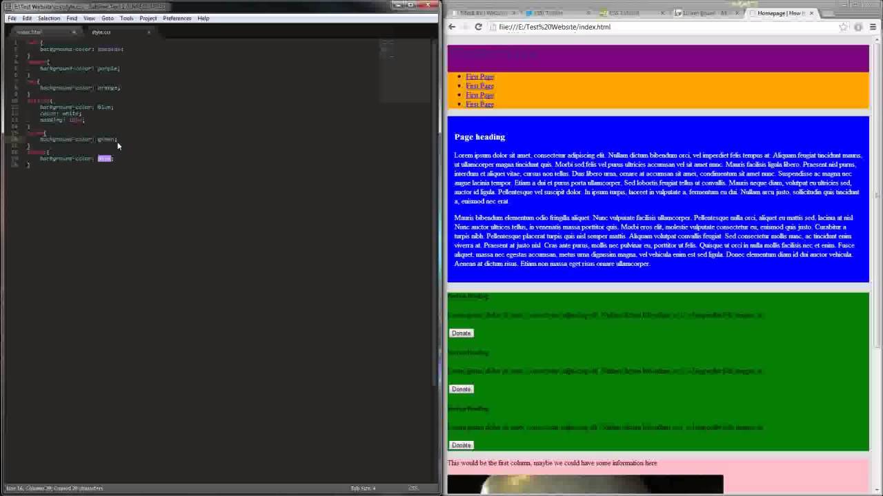 How to create a website in HTML, Step 2 - YouTube
