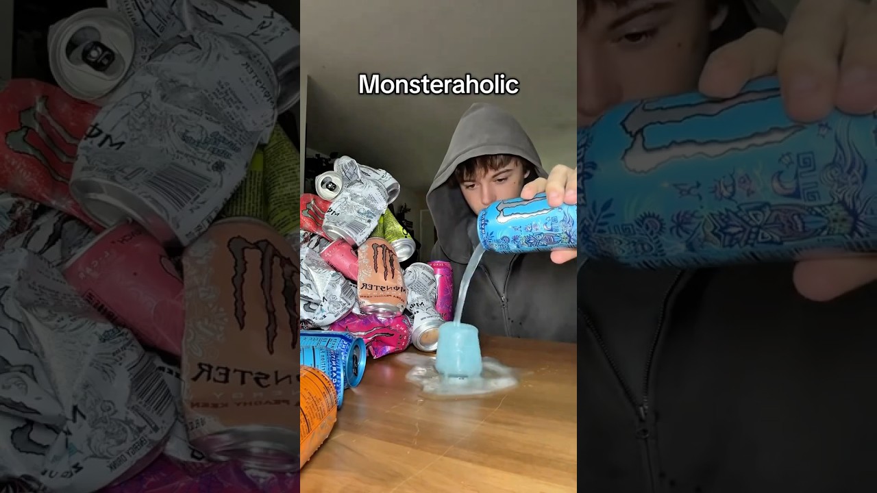 Weak Monsterholic 😂💀 IG:@loganwithaf #shorts #loganideker #funny #monsterenergy