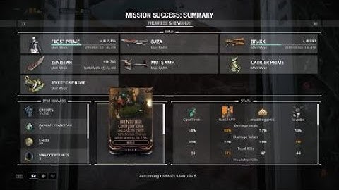 Warframe - Mania Battle and Mod Drop