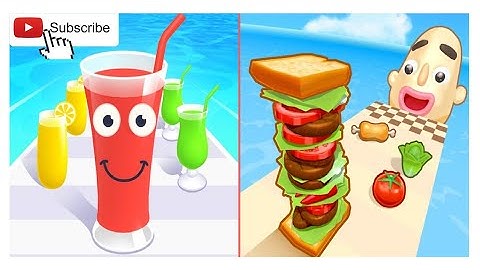 Juice Run| Sandwich Runner- All Level Gameplay Android, iOS -NEW APK UPDATE