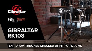 Gibraltar® RK108 Trono Sillín Batería Redondo video
