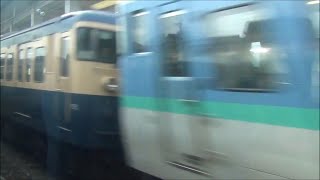 189系快速おはようライナー 鉄道唱歌チャイム長野到着前放送～長野到着までの車窓　2019.2.25