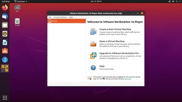 Install VMWare Workstation 16 Player in Ubuntu 20.04