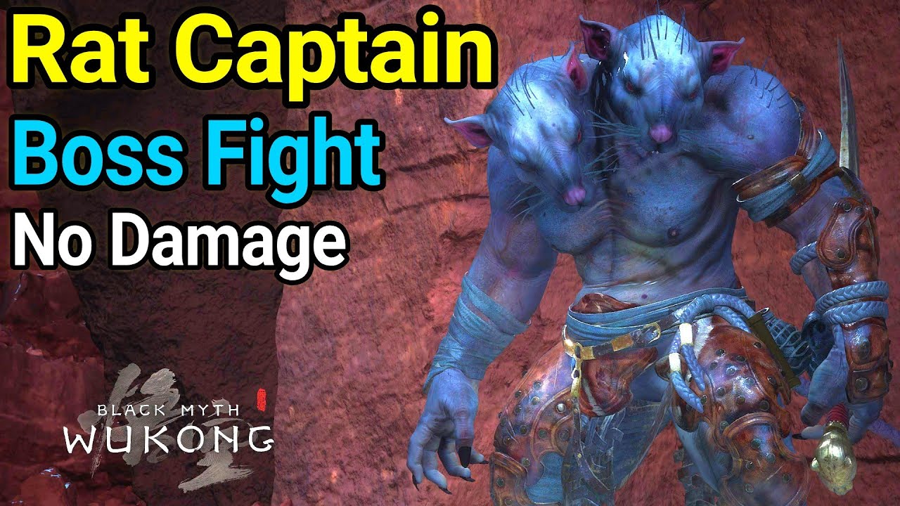Black Myth Wukong - Rat Captain Boss Fight (No Damage Taken)