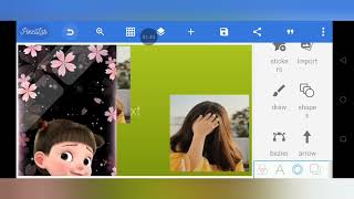 Creative Circle Photo Frame Editing in Pixellab screenshot 5
