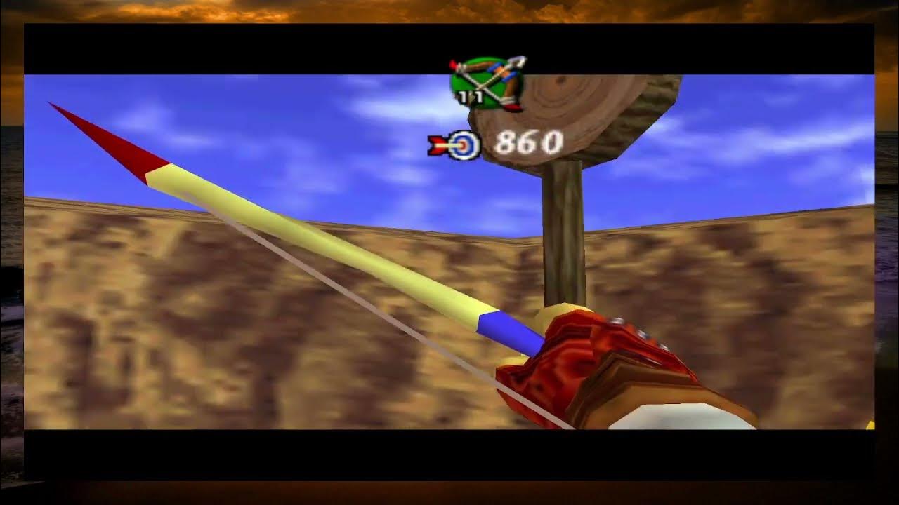 Ocarina Of Time Horseback Archery Mini Game YouTube