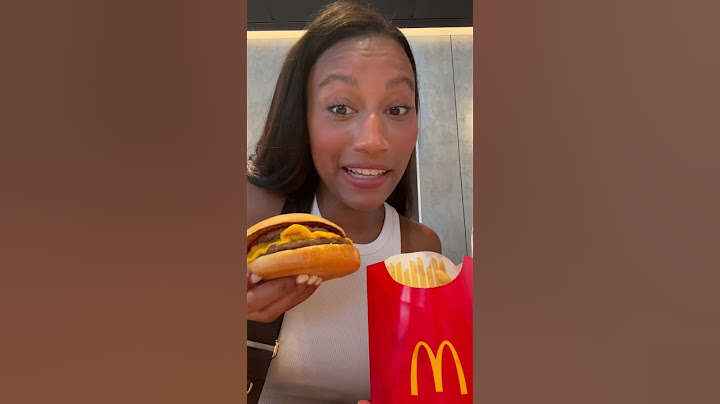 USA McDonald’s compared to U.K. mukbang 🍟 #mcdonalds #fries #tastetest #cheeseburger #burger