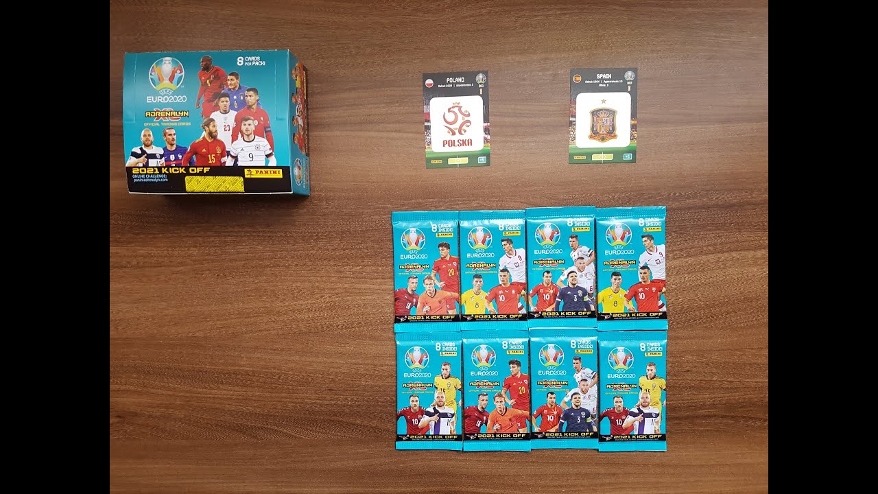PANINI EURO 2020 KICK OFF 2021 - MECZ POLSKA vs HISZPANIA ...