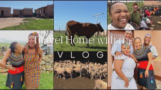 Travel home with me vlog| Village Girl Chronicles South African YouTuber