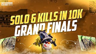 SOLO 6 KILLS | 10K GRAND FINALS | TOURNAMENT GAMEPLAY | iPHONE 14 PLUS | VIZZY GAMING