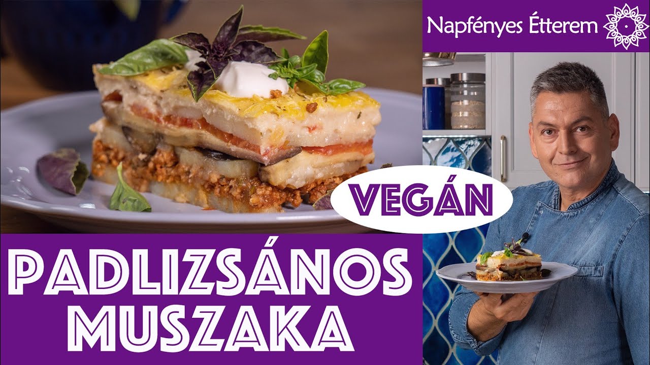 Padlizsános muszaka-gluténmentes, vegán 🍆🍅🥔