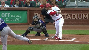 COL@STL: Piscotty plates Diaz on ground-rule double