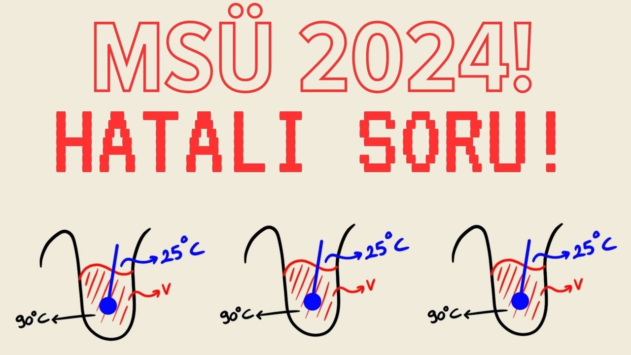 2024 MSÜ HATALI ISI-SICAKLIK SORUSU!