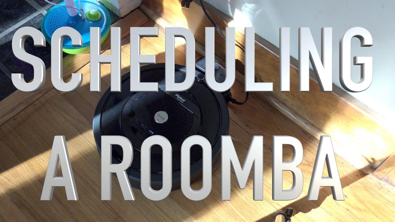 Scheduling an iRobot Roomba YouTube