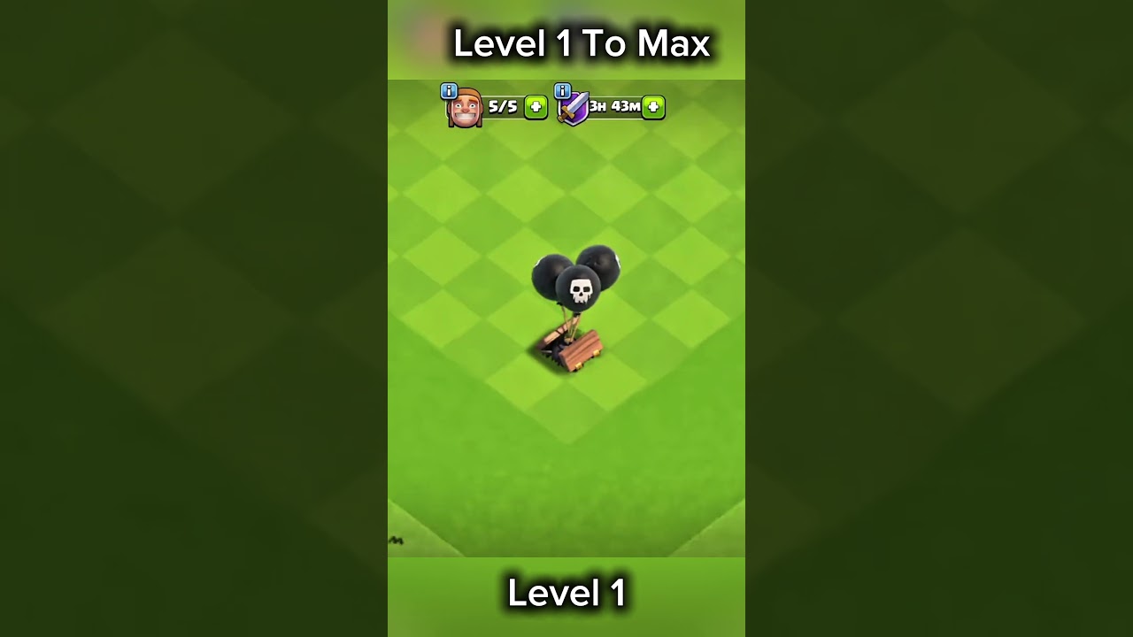 Clash of Clans | Air Bomb Evolution (Level 1 to Max) | COC Defense Evolution 