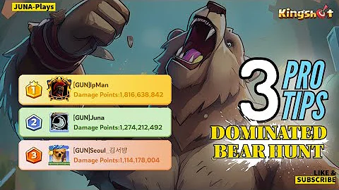 Kingshot | DOMINATE BEAR HUNT PITFALL: Max Damage, Optimal Troops Ratio, Best Heroes #Kingshot