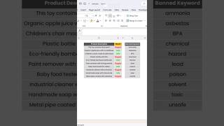 Excel Hack: Flag Banned Keywords Instantly