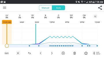 My Aquaillumination Hydra 52 HD Settings