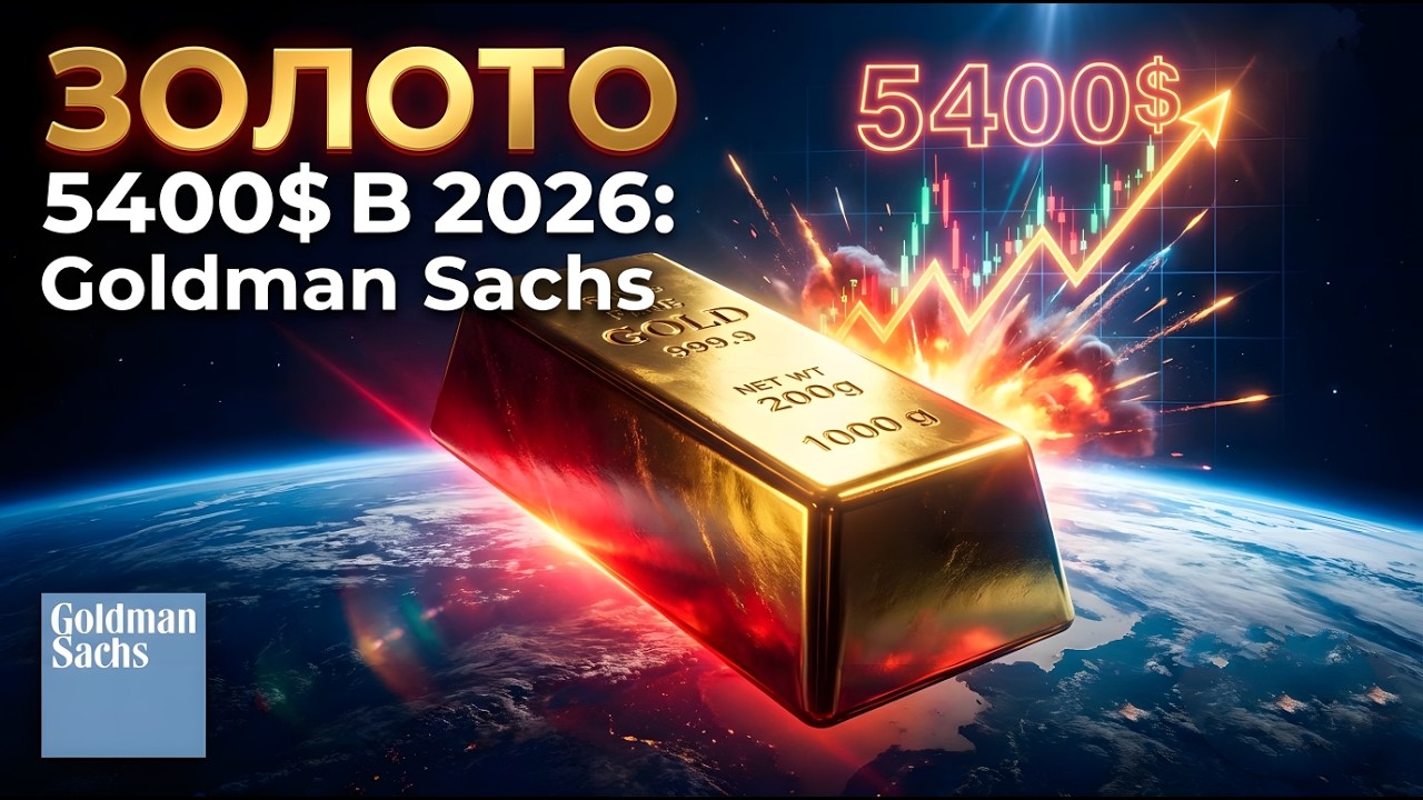 ЗОЛОТО ВЗОРВЁТСЯ ДО $5400! Goldman Sachs только что шокировал всех