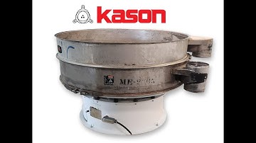 Used Kason 60" Diameter Single Deck Sifter Vibrating Separator