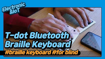 tradeKorea-2021 Online Exhibition : T-dot Bluetooth Braille Keyboard