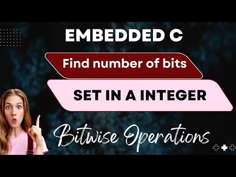 How to find the number of bits set in a given integer? #embeddedc #clanguage #interviewquestions