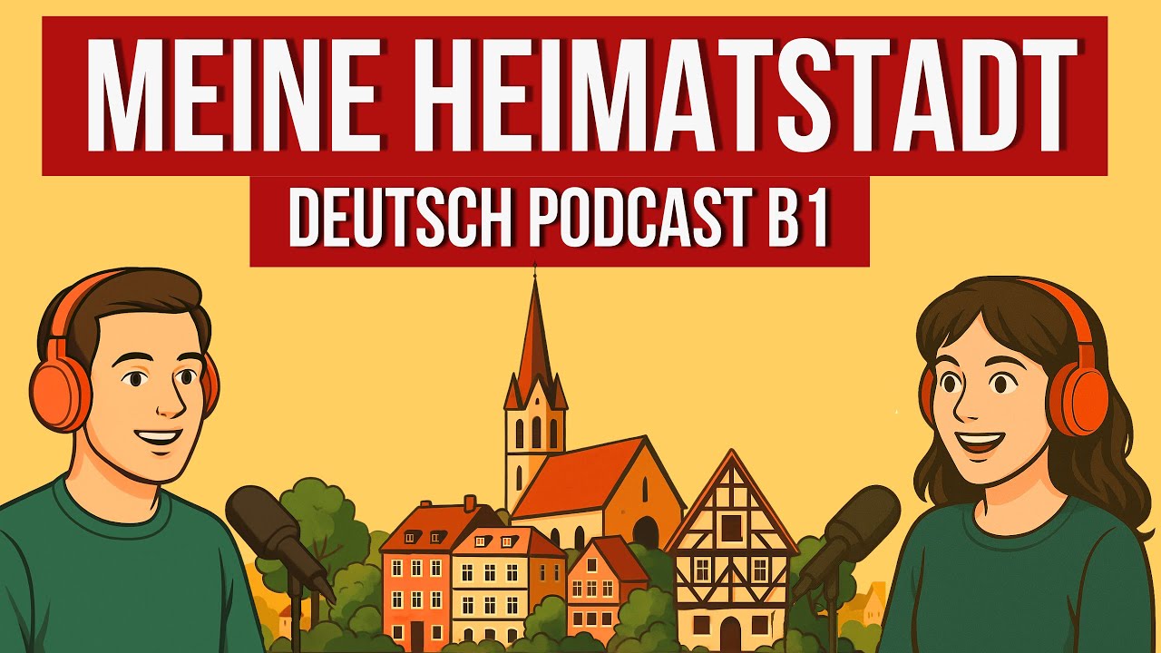 Deutsch B1 lernen: Mein Heimatstadt einfach erklärt 🏡