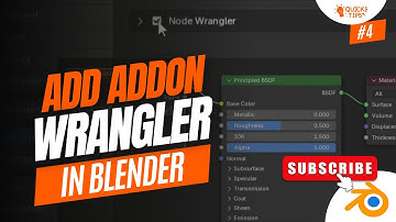How to add addon Wrangler in Blender | Tutorial