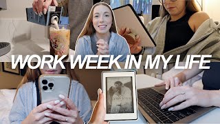 typical work week in my life as a freelance social media manager! WORK WEEK IN MY LIFE VLOG