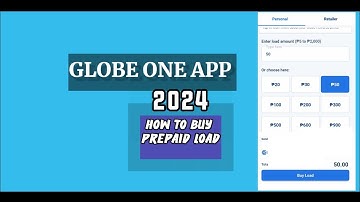 globe one app how to buy prepaid load 2024