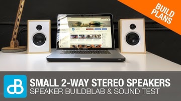 Small 2-Way Stereo Speaker - SOUND DEMO - by SoundBlab
