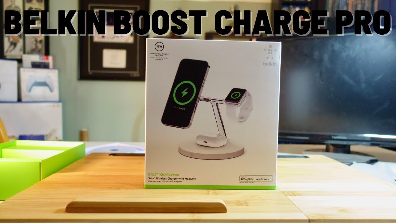 Belkin Boost Charge Pro 3-in-1 Wireless Charger With MagSafe