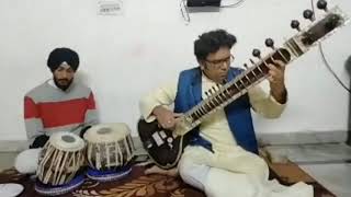 Raga Lalita Gauri | Fb Live Concert of Triveni Foundation | Smarajit Sen | Tabla :Amandeep Singh