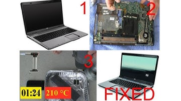 HP Pavilion Reflowing GPU (FIX SCREEN PROBLEMS ) Part 1