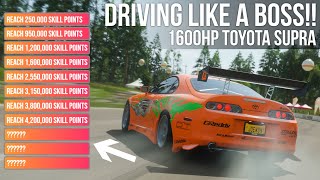 Forza Horizon 4 DRIVING LIKE A BOSS!! - 1600hp Toyota Supra (Fast and Furious Edition)