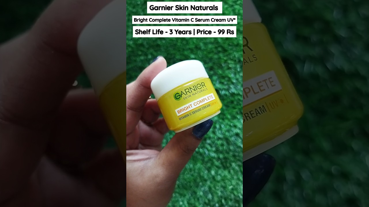 Garnier Skin Naturals Bright Complete Vitamin C Serum Cream 💛 #shorts #youtubeshorts