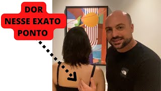 2 exercícios para tirar a dor das escapulas , para nunca mais ter. #coluna #saude