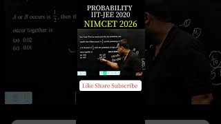 Probability Problem for NIMCET 2026 | IIT-JEE 2020 PYQ | #nimcet2026 #nitmca #acmeacademy