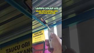 Lampu solar LED. Salah satu kaedah jimatkan elektrik #DIYSyahman #ShopeeYTDeals #LampuSolar
