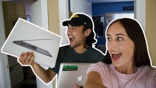 SURPRISING BOYFRIEND WITH NEW MACBOOK PRO 2019 | Unboxing