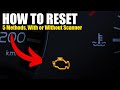 How To Reset Your Check Engine Light (5 Simple DIY Methods)