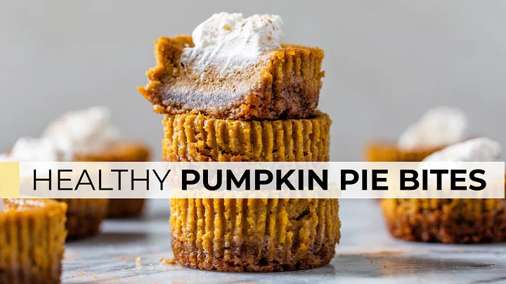 MINI PUMPKIN PIES | easy, healthy, & homemade recipe