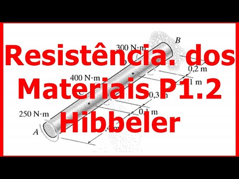 [Resistência dos Materiais]Problema 1.2 Hibbeler 7ed - Torque resultante interno